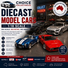 1:18 scale model diecast car