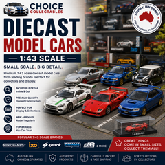 Collection of 1:43 scale model cars 