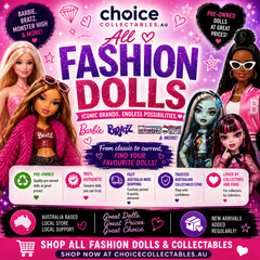 all types of dolls at choice collectables