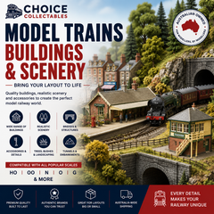 model trains buildings and scenery