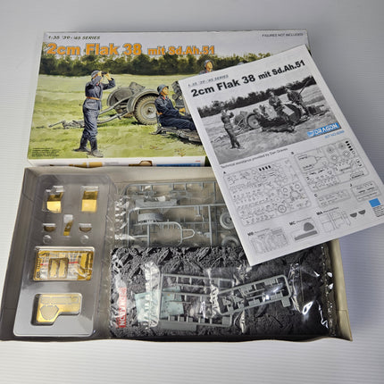Dragon 1:35 2cm Flak 38 mit Sd.Ah.51 Model Kit 6288