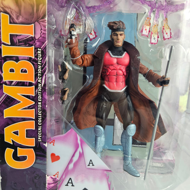 Marvel Select Gambit Special Collector Edition action figure by Diamond Select Toys in original factory sealed packaging 