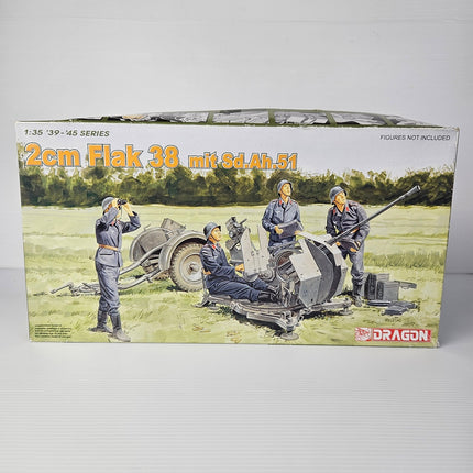 Dragon 1:35 2cm Flak 38 mit Sd.Ah.51 kit 6288 front box artwork