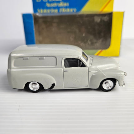 Trax 8003 light grey Holden FJ Panel Van 1:43 diecast model side