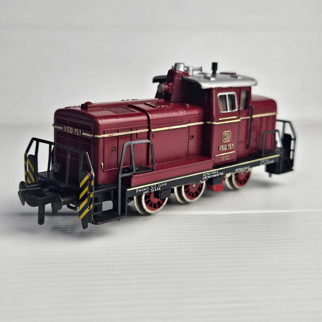 Model Train of Fleischmann 1380 HO Scale DB Class V60 151 Diesel Shunter Locomotive Train