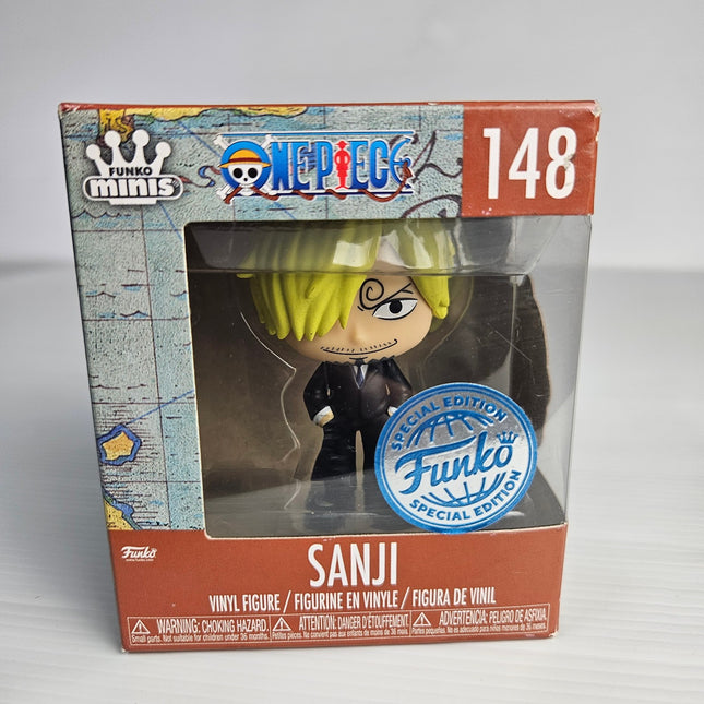 Funko Minis One Piece Sanji #148 Special Edition vinyl figure brand new in factory sealed display box with Special Edition sticker.