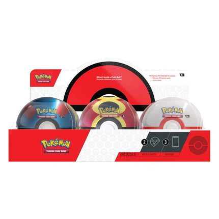 Box of Poke Ball Tins From Q4 2025 E25