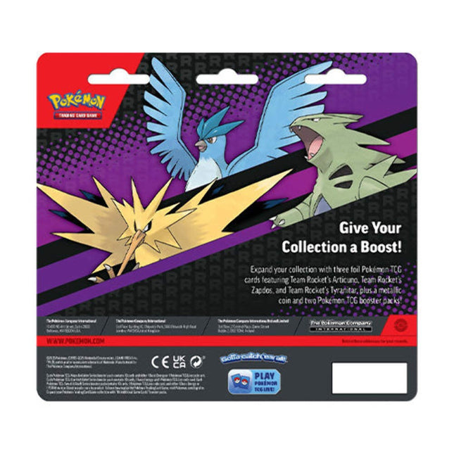 Pokemon TCG Enhanced 2 Pack Blister (Team Rocket's Articune, Zapdos, and Tyranitar)