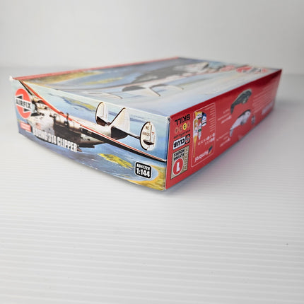 Airfix 1:144 Boeing 314 Clipper model kit box viewed from left angle