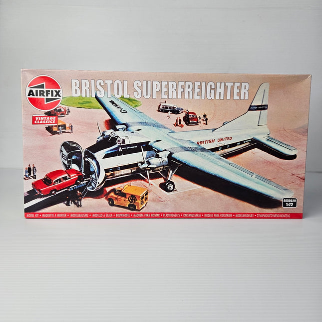 Airfix Bristol Superfreighter A05002V 1:72 Vintage Classics model kit front box