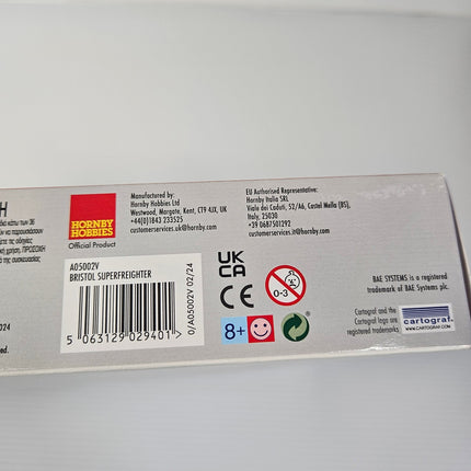 Airfix A05002V Bristol Superfreighter barcode and product information