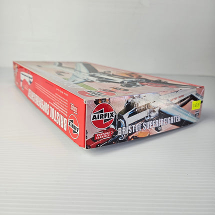 Airfix A05002V Bristol Superfreighter model kit viewed from front angle
