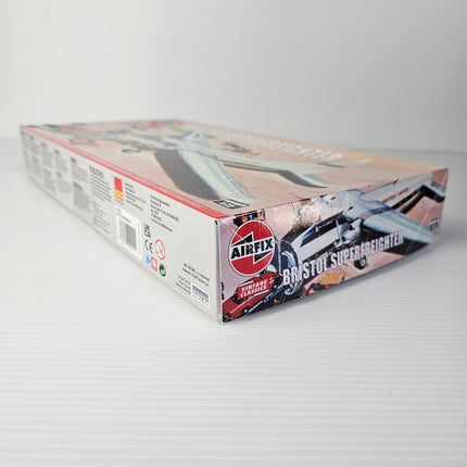 Airfix Bristol Superfreighter Vintage Classics box viewed from rear angle