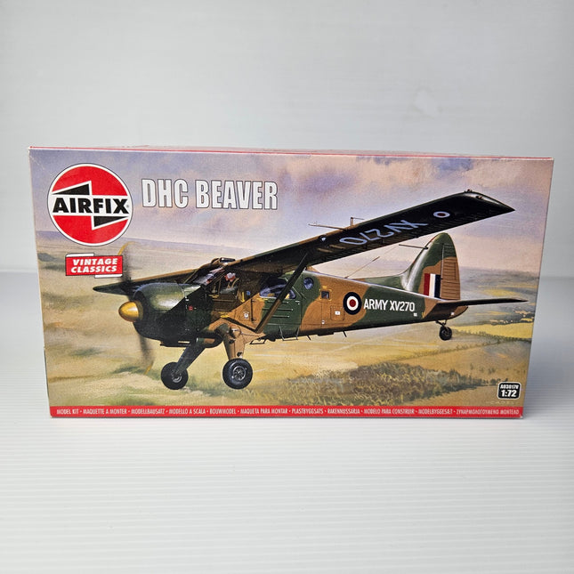 Airfix 1:72 DHC Beaver A03017V Vintage Classics model kit front box