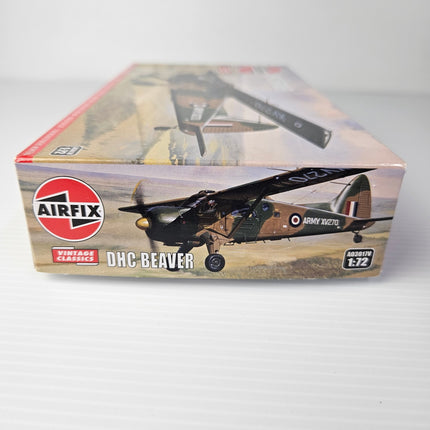 Airfix 1:72 DHC Beaver Vintage Classics model kit box end