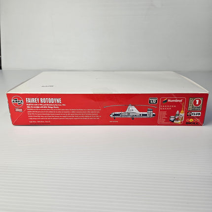 Airfix Vintage Classics Fairey Rotodyne model kit full side panel