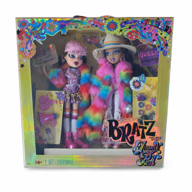 Bratz x JimmyPaul Designer Pride Roxxi and Nevra Special Edition fashion doll two-pack in original packaging