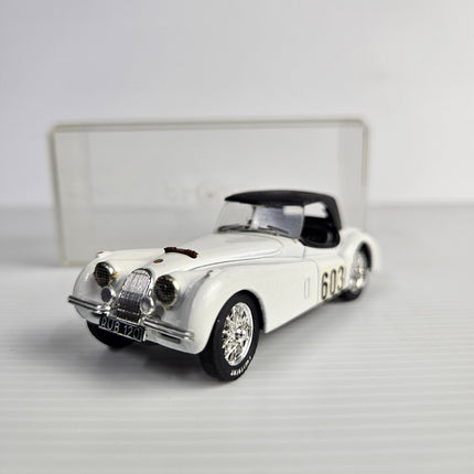 rumm S007 Jaguar XK120 number 603 Alpine Rally front three-quarter view