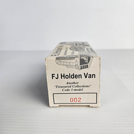 Original Treasured Collections box numbered 002 for the CollectorMania FJ Holden Van
