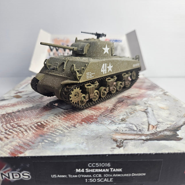 Corgi WWII Legends CC51016 M4 Sherman Tank in US Army Team O’Hara markings 2
