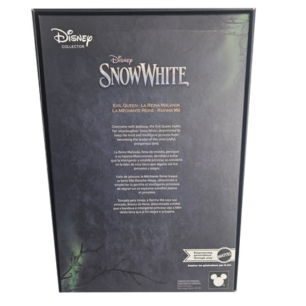 Back of Disney Collector Snow White Evil Queen HVY54 doll box