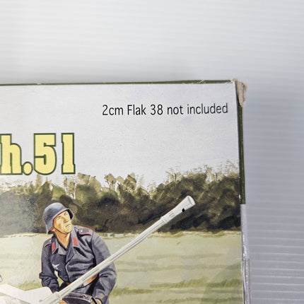 Dragon 6368 packaging stating 2cm Flak 38 not included