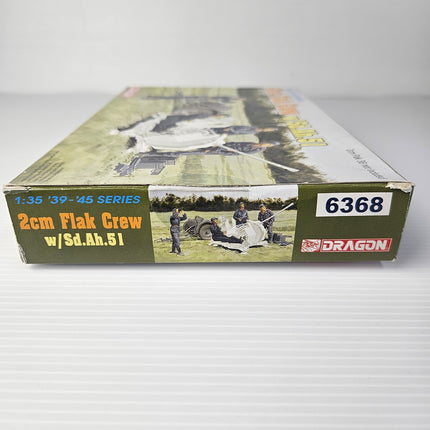 Dragon 2cm Flak Crew with Sd.Ah.51 kit 6368 box end