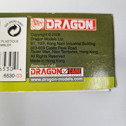 Dragon 6530 copyright 2008 and Made in Hong Kong packaging details