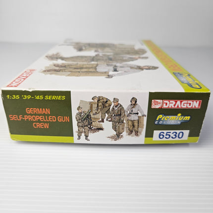 Dragon 6530 German self-propelled gun crew model kit box end