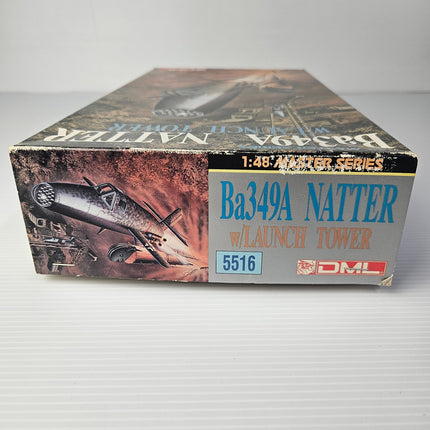 Dragon DML 1:48 Ba349A Natter with Launch Tower kit 5516 box end
