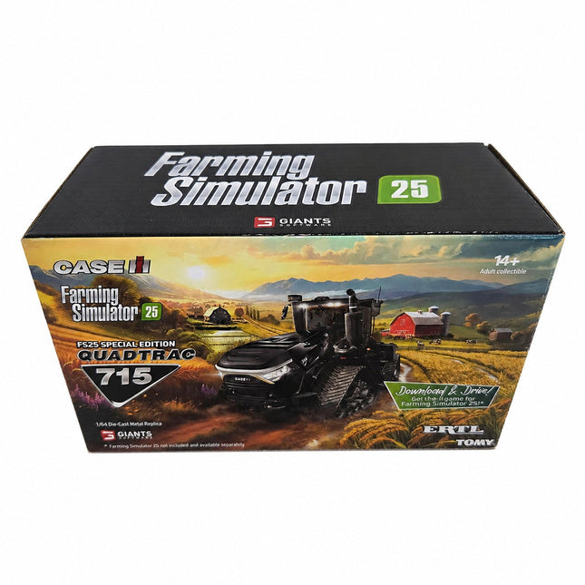 ERTL Farming Simulator 25 Case IH Steiger 715 Quadtrac 1:64 Special Edition box front