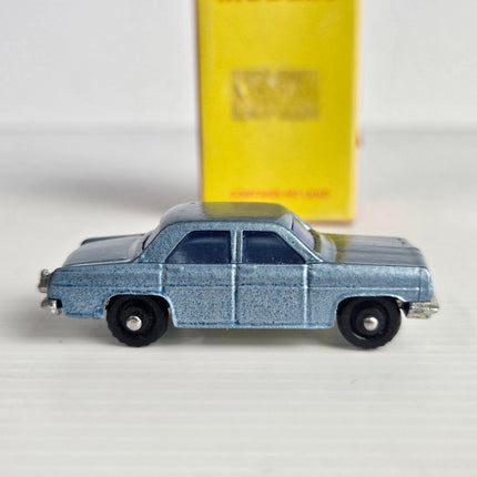 Side view of the metallic blue Fun Ho Holden HR Sedan diecast model