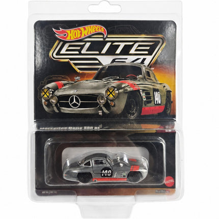Hot Wheels Elite 64 Mercedes-Benz 300 SL No. 22 JNF05 die-cast in sealed packaging