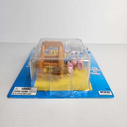 Close view of sealed blister, Baby Smurf figure and high chair accessory