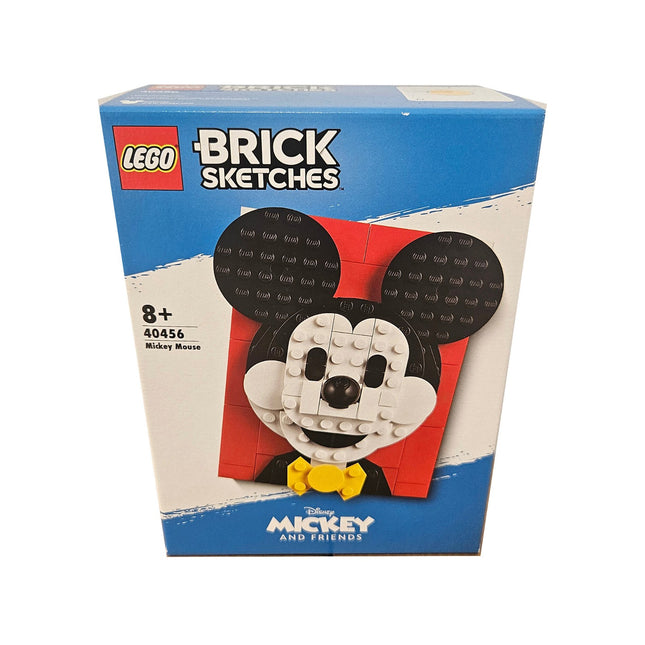 Front Image: LEGO Brick Sketches Mickey Mouse 40456 Disney 118-piece retired building set in original box