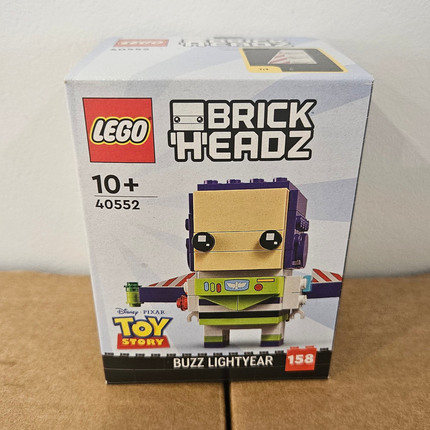 Front Image: LEGO BrickHeadz Disney Pixar Toy Story Buzz Lightyear 40552 retired 114-piece set in original box