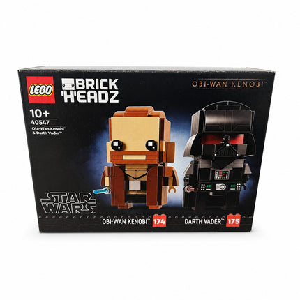 LEGO BrickHeadz Star Wars Obi-Wan Kenobi and Darth Vader 40547 set in original box