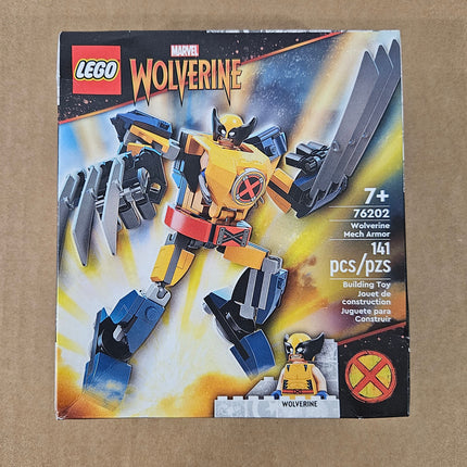 LEGO Marvel Wolverine Mech Armor 76202 retired X-Men set in original box