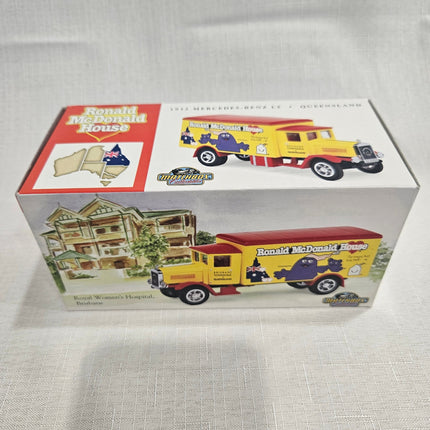 Original Matchbox Collectibles Ronald McDonald House Queensland box for 1992 Mercedes-Benz L5 truck