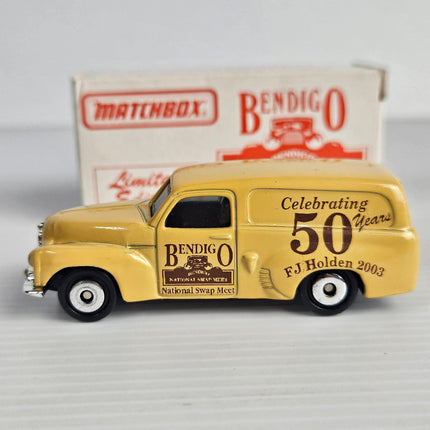 Matchbox 2003 Bendigo National Swap Meet FJ Holden Panel Van number 046 of 300 side view 2