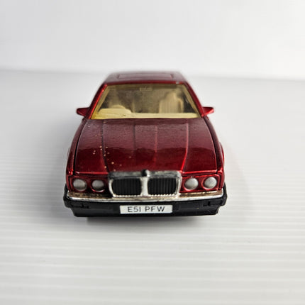 Front view of Matchbox SuperKings K-146 Jaguar XJ6 XJ40 with E51 PFW plate