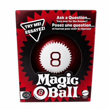 Mattel Magic 8 Ball 80th Anniversary ruby-red edition in original box MAIN
