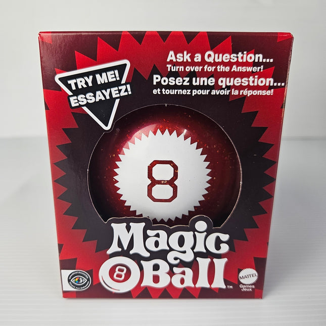Mattel Magic 8 Ball 80th Anniversary ruby-red edition in original box