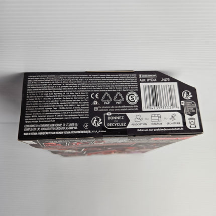 Underside of Anti-Eternia He-Man packaging showing JHJ79 and UPC barcode