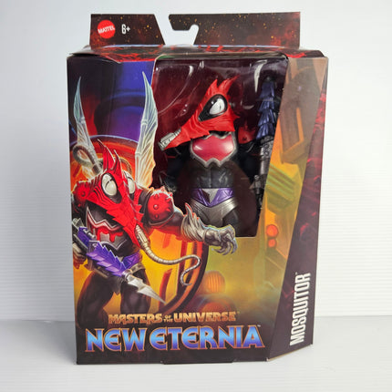 Front of boxed Mattel Masterverse New Eternia Mosquitor action figure