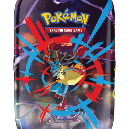 Mega Evolution! Pokémon TCG: Mega Heroes Mini Tin featuring Mega Lucario as the tin art