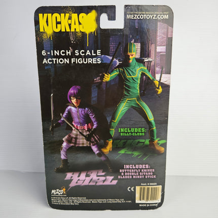 Rear card artwork of Mezco Kick-Ass 6-inch action figure