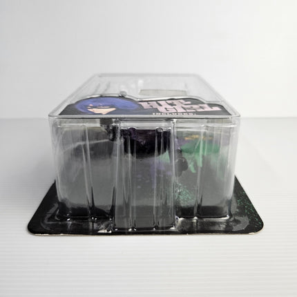 bottom view of the Hit-Girl action figure blister packaging