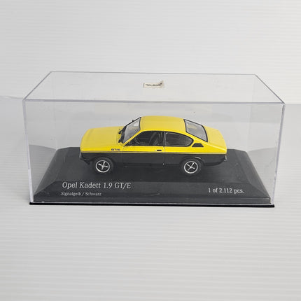 Minichamps Opel Kadett C GT/E limited to 2,112 pieces in its clear display case
