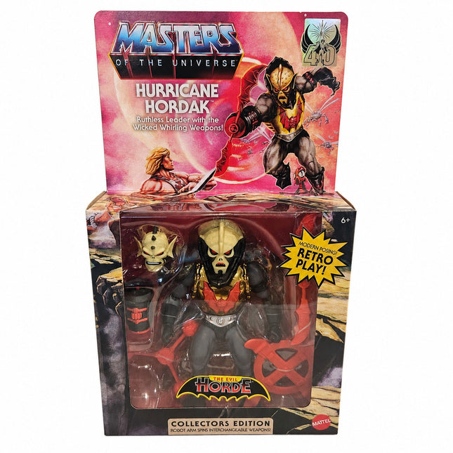 Masters of the Universe Origins Hurricane Hordak Collector’s Edition JCC40 figure in package